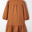  Danielle Zip Collar Textured Mini Dress