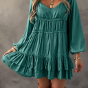 Mist Green XL Dayana Loose Fit Mini Dress