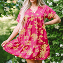  Keira Floral Smock Dress