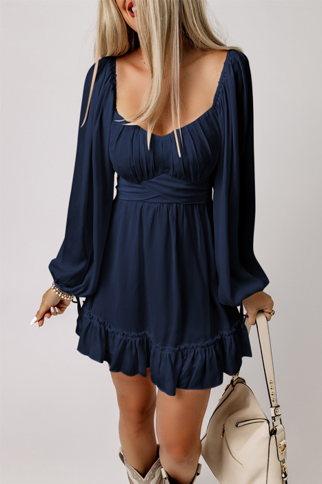 Deborah Waist Square Mini Dress