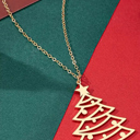  Delilah Hollowed Christmas Tree Necklace