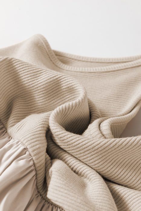 Della Pleated Sleeveless Long Dress