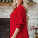  Della Sleeve Oversized Tunic Top