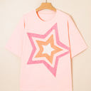  Diana Plus Size Eyelet Lace Star Top