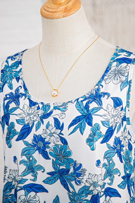 Dior Ruffle Hem Patchwork Dress