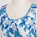  Dior Ruffle Hem Patchwork Dress