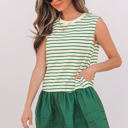  Dorothy Woven Ruffled Sleeveless Mini Dress