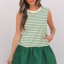  Dorothy Woven Ruffled Sleeveless Mini Dress