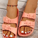  Double-buckle EVA Slippers