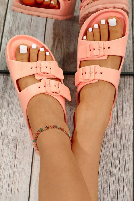 Double-buckle EVA Slippers