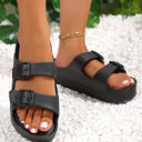  Double-buckle EVA Slippers