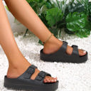  Double-buckle EVA Slippers