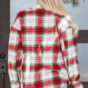  Dream Plaid Casual Flannel Shacket