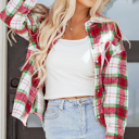  Dream Plaid Casual Flannel Shacket