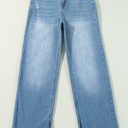 Dream Slit Leg Straight Jeans