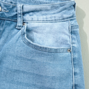  Dream Slit Leg Straight Jeans