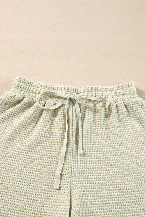 Dulce Parchment Textured Long Sleeve Lounge Set