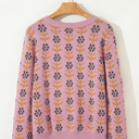  Dulce Ribbed Banded Cardigan Sweater