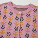  Dulce Ribbed Banded Cardigan Sweater