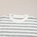  Dylan Stripe Drop Shoulder Sweater