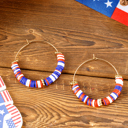  Eden Beaded Large Hoop Earrings