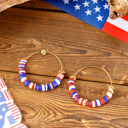  Eden Beaded Large Hoop Earrings