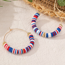  Eden Beaded Large Hoop Earrings