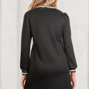  Edith Sleeve Shift Mini Dress