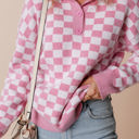  Elaina Checkered Sweater