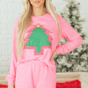 Sachet Pink Medium Elaina Pullover 2pcs Short Set