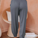  Elani Waistband Cropped Jogger Pants