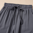  Elani Waistband Cropped Jogger Pants