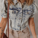  Eleanor Chest Puff Sleeve Jacket