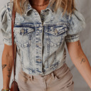  Eleanor Chest Puff Sleeve Jacket