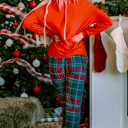  Eleanor Christmas Plaid Pajamas Set