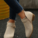  Eleanor Chunky Heel Suede Boots