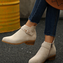  Eleanor Chunky Heel Suede Boots