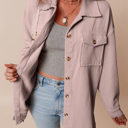  Eleanor Corduroy Flap Up Shacket