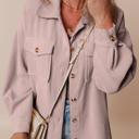  Eleanor Corduroy Flap Up Shacket