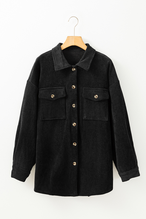 Eleanor Corduroy Flap Up Shacket
