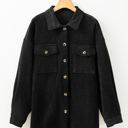  Eleanor Corduroy Flap Up Shacket