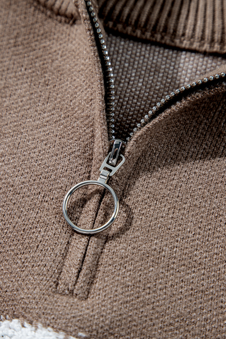 Eleanor Half Zipper Stand Sweater