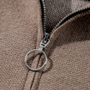  Eleanor Half Zipper Stand Sweater