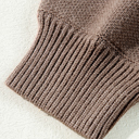  Eleanor Half Zipper Stand Sweater