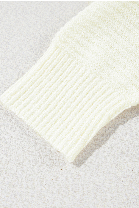 Eleanor Shoulder Bubble Sleeve Sweater