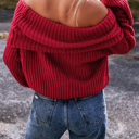  Eleanor the Shoulder Knit Sweater
