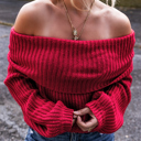  Eleanor the Shoulder Knit Sweater