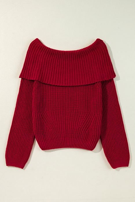 Eleanor the Shoulder Knit Sweater