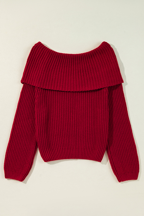 Eleanor the Shoulder Knit Sweater