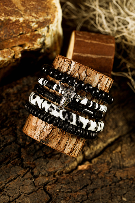 Elisa Charm 5pcs Bracelet Set